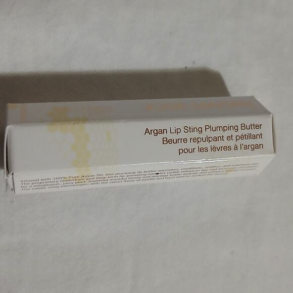 NIB Josie Maran WORK IT VANILLA Argan Lip Sting Plumping Butter Manuka honey - Picture 8 of 11